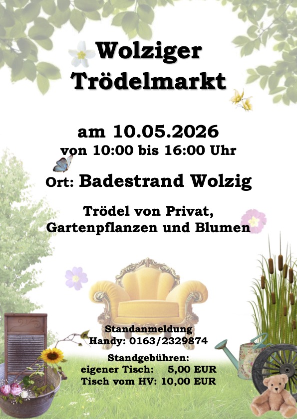 troedelmarkt wolzig heidesee 2026